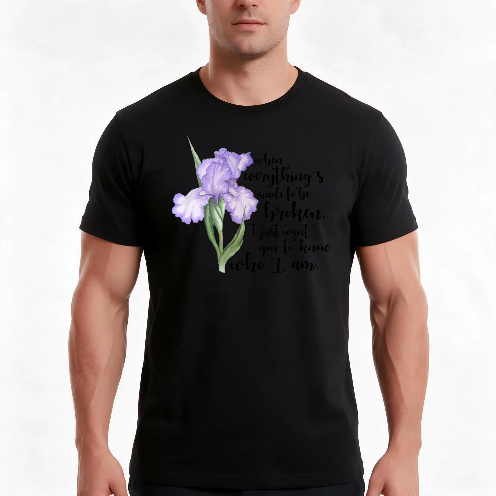 Iris by the Goo Goo Dolls T-Shirt, Summer Casual Cotton Tee, Oversized Streetwear Tops, Vintage Graphic Print, Unisex Men Women
