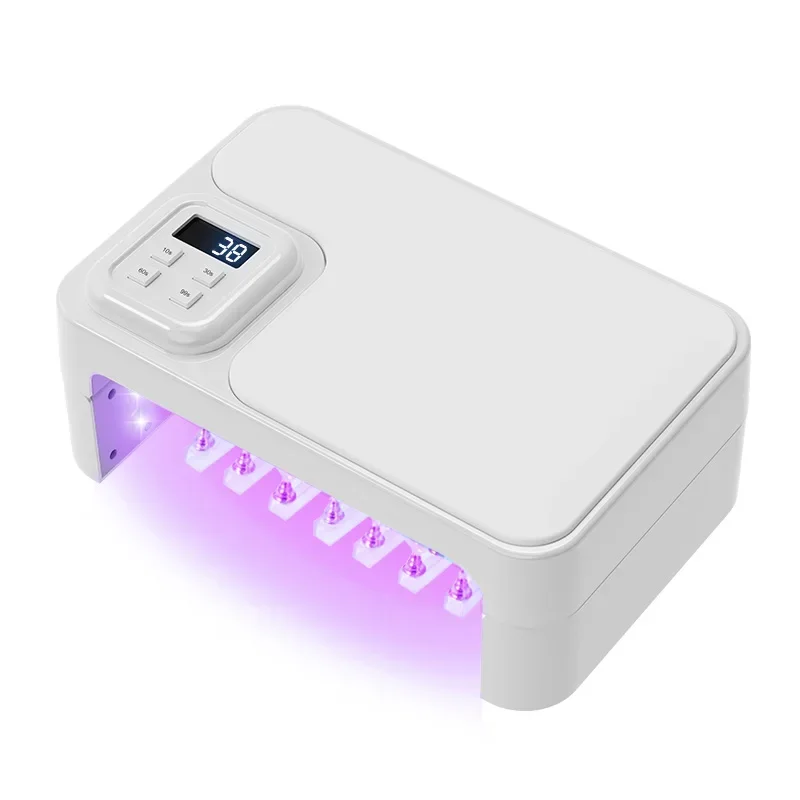 Professional UV LED Nail Lamp 180W Large Space Nail Dryer for Gel Polish with Auto Sensor for Fingernail and Toenail Home Salons