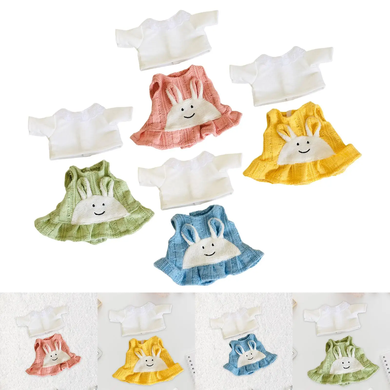 

Stuffed Doll Top and Dress Dress up DIY Clothing Educational Fashion for Kids