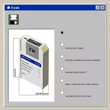 New Trozk Floppy Power Bank Magnetic Wireless 10000mAh Large Capacity Portable Mobile Powerbank PD22.5W Fast Charge Power Bank 