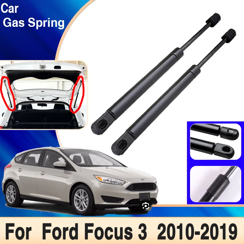 

For Ford Focus 3 Accessories Mk3 III 2010~2019 Hatchback Car Trunk Tailgate Gas Struts Shock Strut Lift Supports Car Accessories