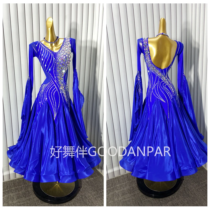 

GOODANPAR Ballroom Dance Competition Dresses Dance Costumes Waltz Dress For Dancing Clothes Dance Wear Dress American smooth