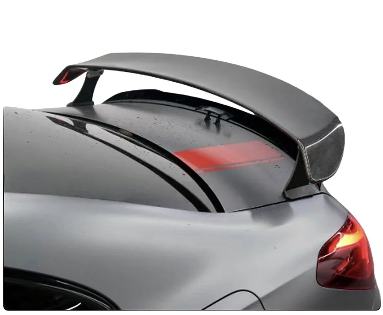 2019-2022 سبويلر خلفي من ألياف الكربون عالي الجودة لسيارة Mercedes Benz A-Class W177 A35L A200 سبويلر خلفي من ألياف الكربون