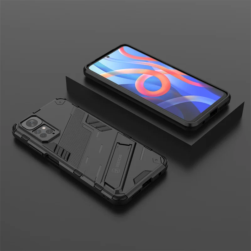 For Xiaomi Redmi Note 11 11S Case Armor Shockproof Phone Cases For Redmi Note11 Pro 11Pro Magnetic Holder Stand Back Cover