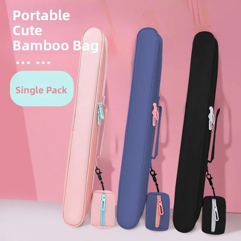 

Portable Thiened Bamboo Flute Case Single Double Bamboo Flute Storage Bag Handheld oulder Bag for Musicians And Artists