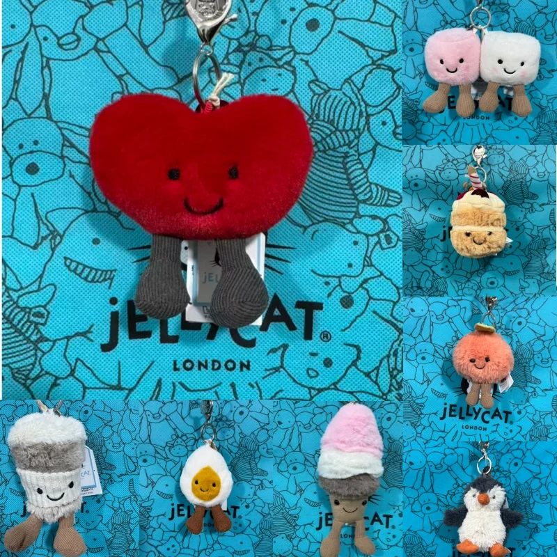 Llavero de peluche de algodón de alta calidad, Dragón Celestial, Juguete de Croissant, Colgante para bolso JC, Llavero de peluche de Osito con forma de Pastel, Decoración y Regalo