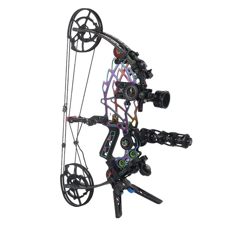 

Bow Set Steel Ball Bow Titanium Alloy Outdoor Archery Sports Small Composite Pulley Bow New