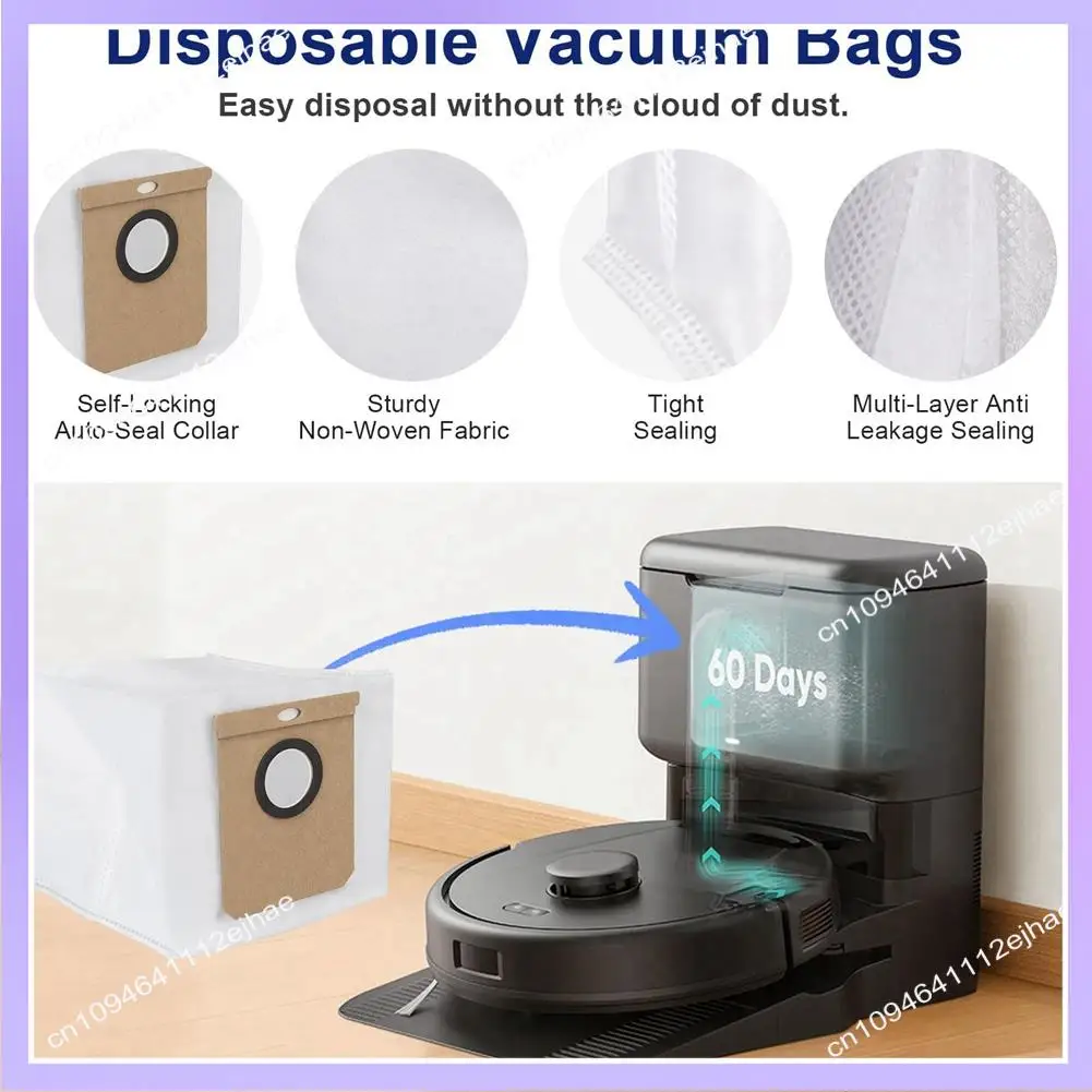 N83R 13-teiliges Zubehörset für Eufy Roboterstaubsauger der Serie L50/L60, einschließlich Bürsten, Filter, Staubbeutel