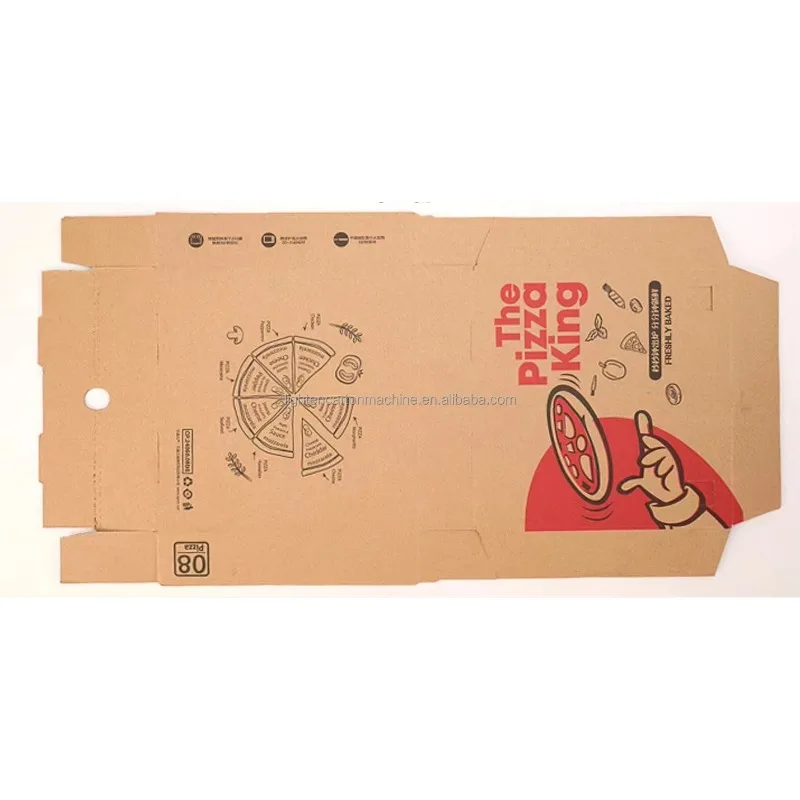 Macchina da stampa per scatole di pizza Macchine completamente automatiche per stampa flessografica a 3 colori per la produzione di scatole di cartoni animati ondulate