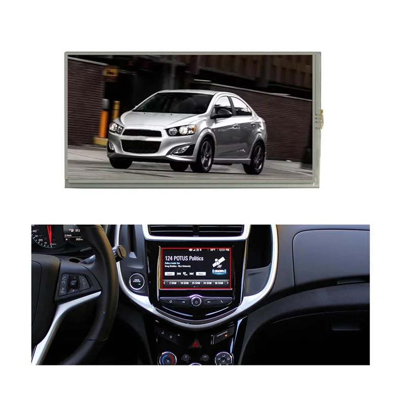 

CGS-7In Touch Screen LCD Display For Chevy Spark Sonic 2012-2016 MYLINK Navigation Radio Replace LA070WV1-TD05 LA070WV1TD05