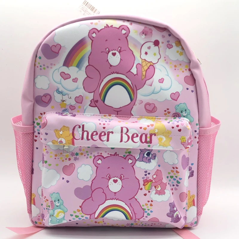 Morbido PU Cute Cartoon Care Bears zaino a spalla piccola per bambini per studenti per uscire