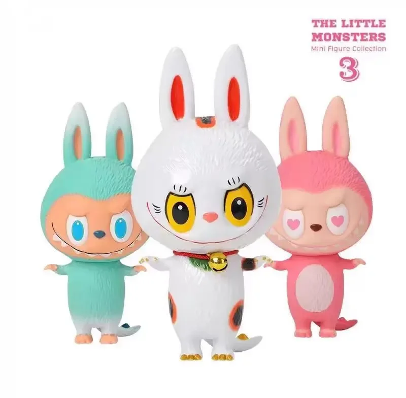 Blind Box Toys Original Labubu Zimomo 3rd Generation Series  Model Confirm Style Cute Anime Figure Gift Surprise Box