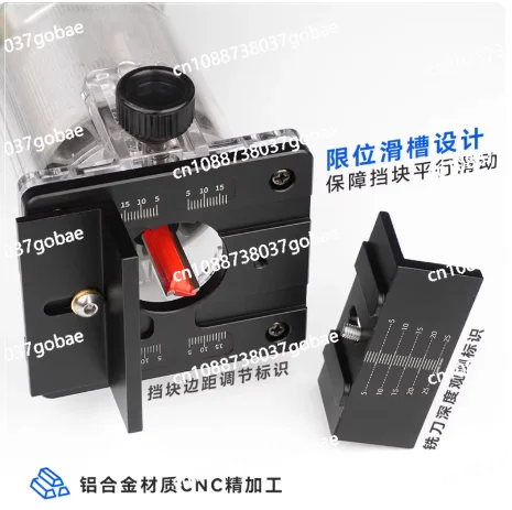 Slotting Bracket Invisible Fasteners Mortising Jig Loose Tenon Joinery System Trimming Cutting Notches Accessories 2 in 1