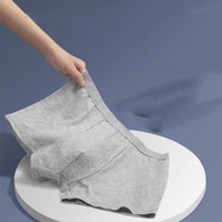 5pcs Fashion Traceless Men's Disposable Panties Underpants Simple Seamless Cotton Briefs Solid Lingerie Underwears for Man Man