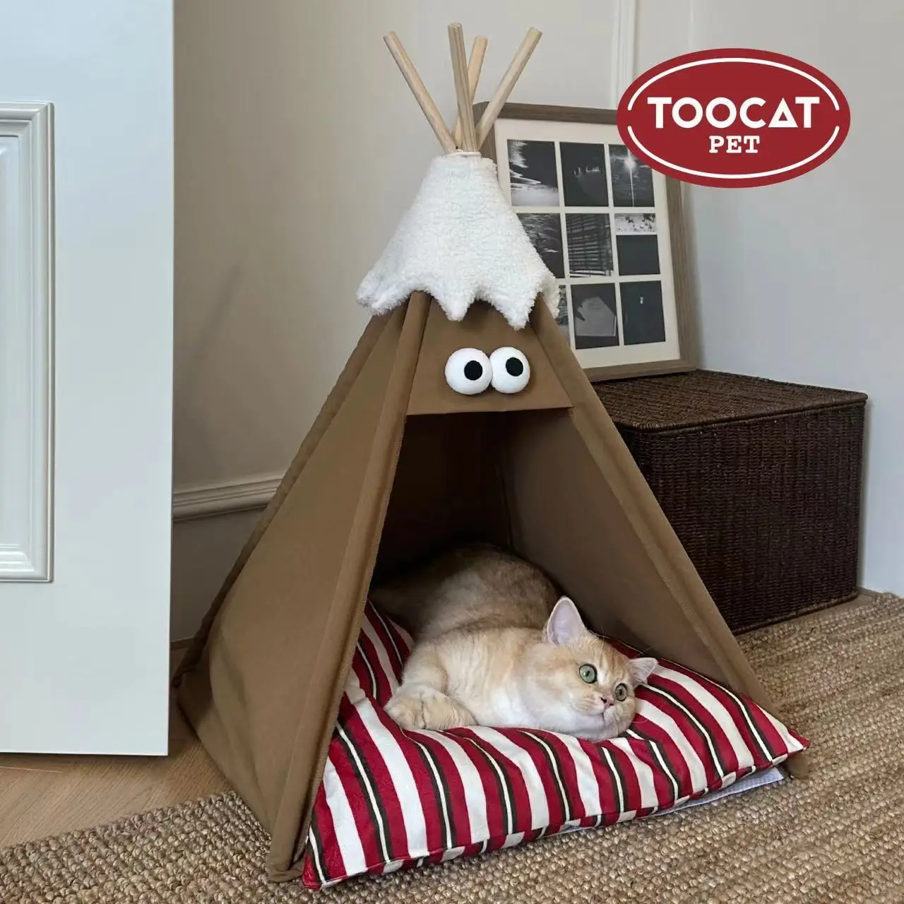 Pet Cat Shelter, Winter Tent Warm Dog Shelter, Universal For All Seasons, Removable And Washable Small Dog Supplies