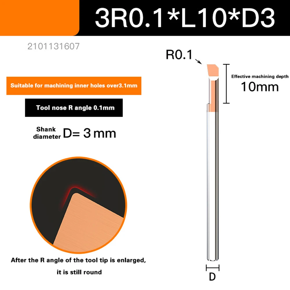 

Metal Thread Processing Lathe Boring Cutter with Carbide Blade and Steel Body Featuring Tilt Angle for Smoother Cuts