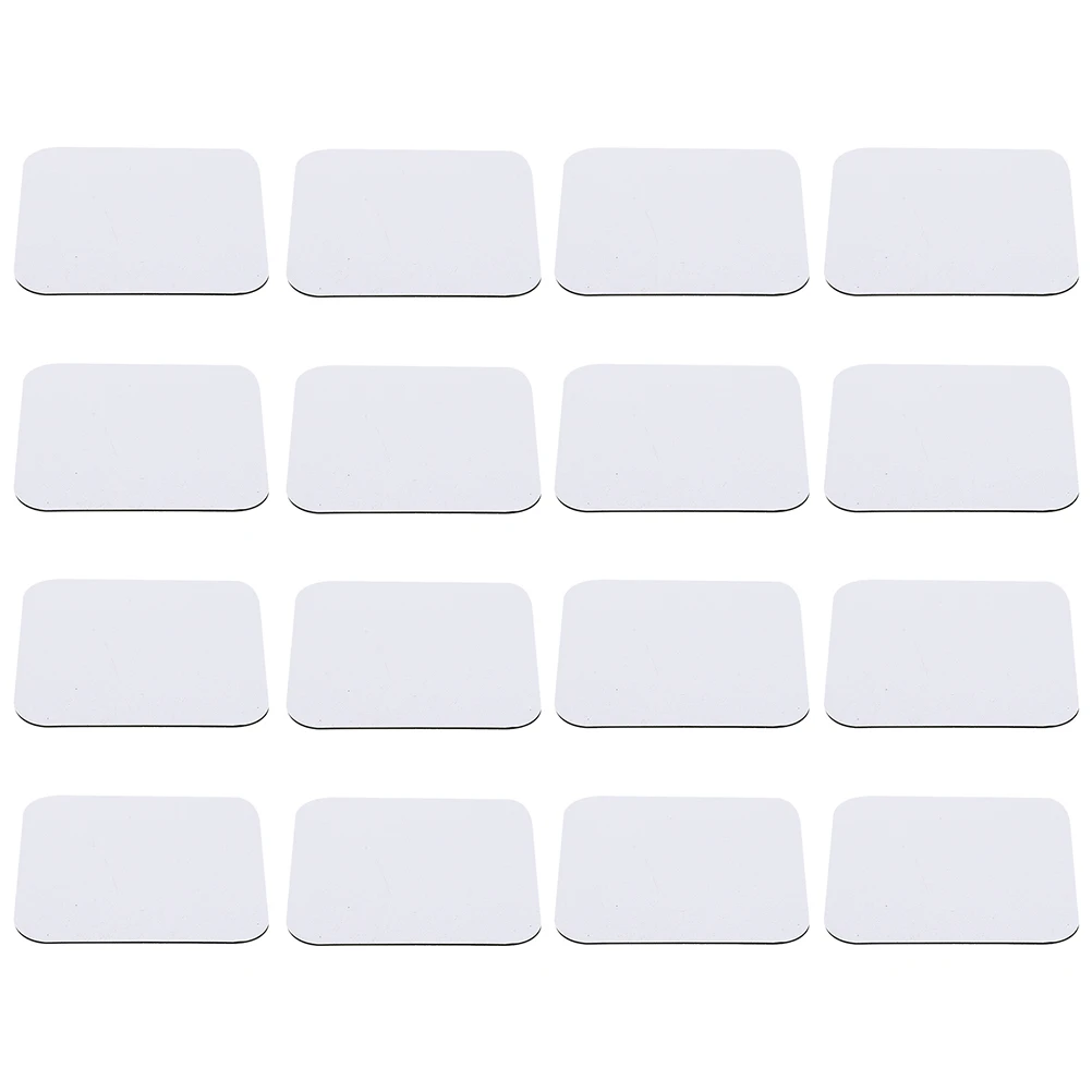 

20 Pcs Sublimation Magnetic Stickers Pearl Light Refrigerator Magnets for Fridge Door White