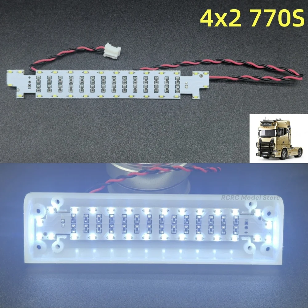 Scale Model Truck Cab Light Box Circuit Board PCB LED Strip 5V For Tamiya Scania 770S 4x2 1/14 RC Tractor Truck 56379 DIY Parts