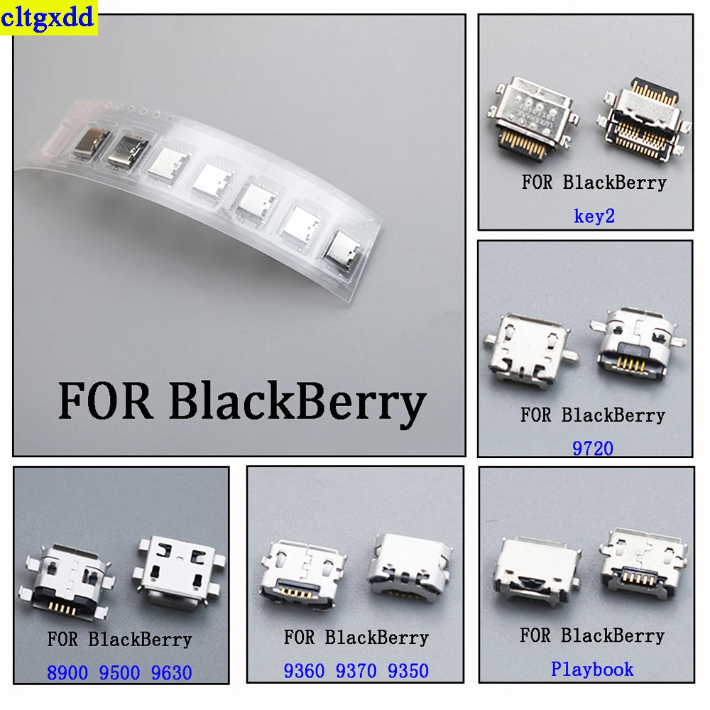 

cltgxdd 5piece FOR BlackBerry key2 dual power charging port plug with built-in 8900 9500 9630/9360 9370 9350/playbook plug