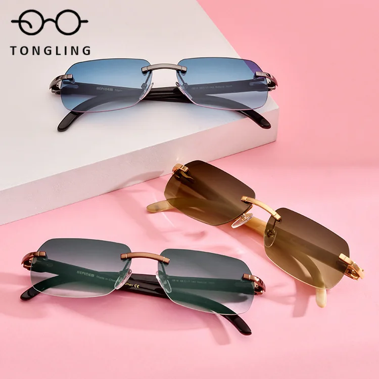 New Stylish HighQuality Horn Temples Sunglasses Premium UV Protection Unisex Design Trendy and Durable Eyewear for Men and Women
