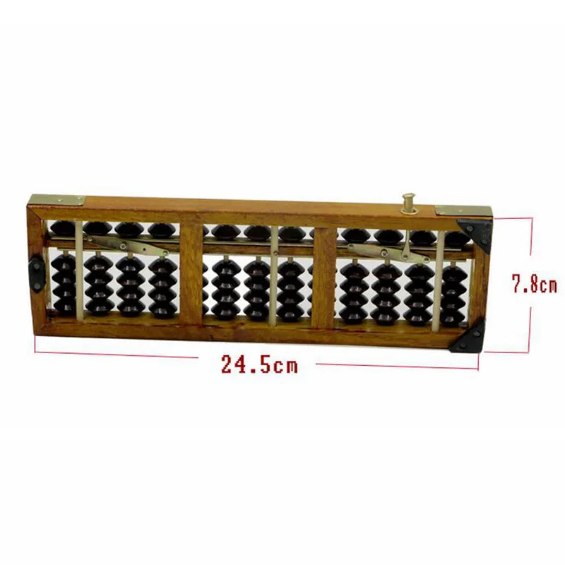 

Brand New Wooden Frame Classic Ancient Calculator Abacus Soroban Plastics Bead Toy Develop Kid's Mathematics Abacus Intelligence