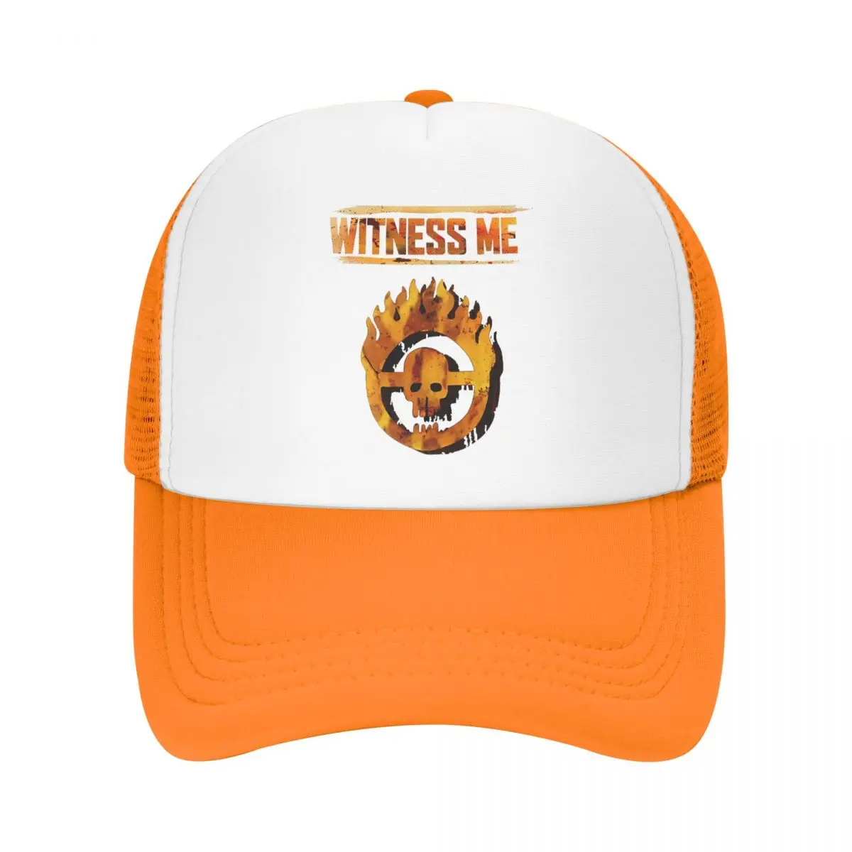 Mad Max - Witness Me Trucker Hats Men Women Outdoor Immortan Joe Warboys Mesh Baseball Cap Adjustable Sun Hats