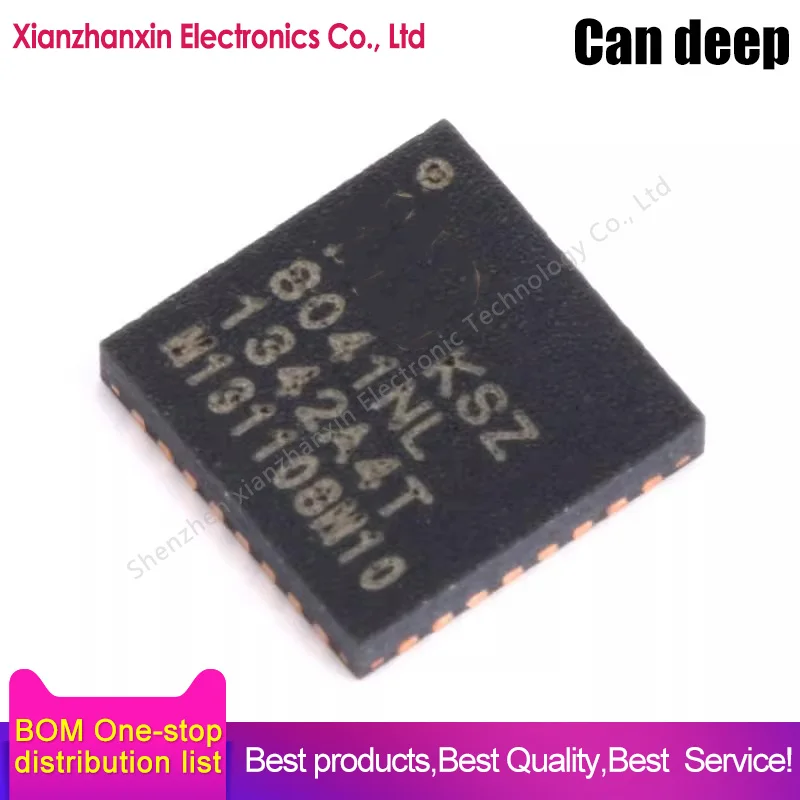 5pcs/lot KSZ8041NL-TR KSZ8041NL 8041NL QFN-32  Ethernet transceiver chip