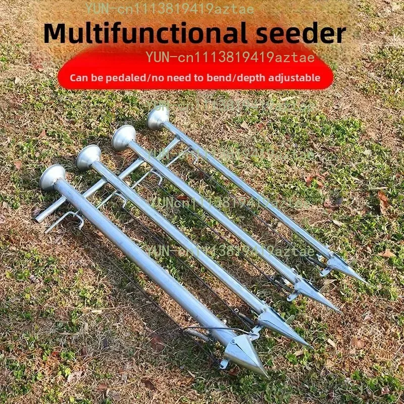 Agricultural Corn Peanut Seed Machine Spot Planter Seeder Fertilizer Planting Seedlings Hole Punching Vegetable Planter