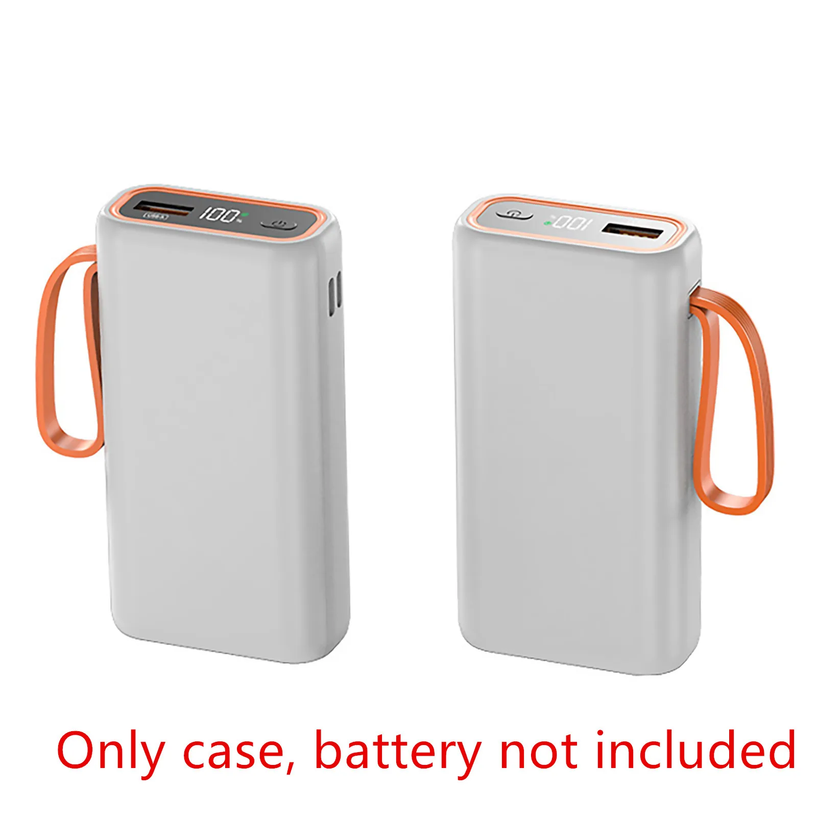 DIY Welded Shell 2*21700 Battery Holder Power Bank Case USB Type C Mobile Phone Charger 21700 Battery Storage Box For Smartphone