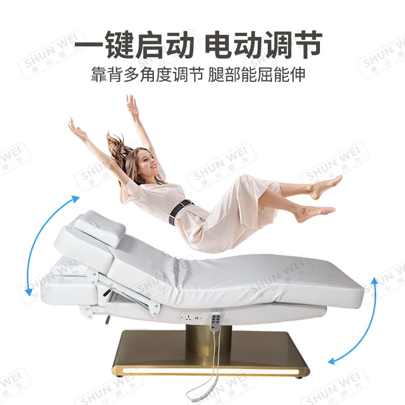 Massage Table & Bed,Beauty Salon Furniture,, Beauty Salon Adjustable Skin Management , Spa Massage , Micro-Surgery Injection Bed