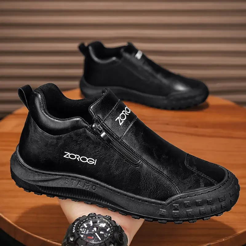 The only 1818 mid-top zipper tire sole outdoor sports men's shoes that will be promoted in the autumn and winter of 2024