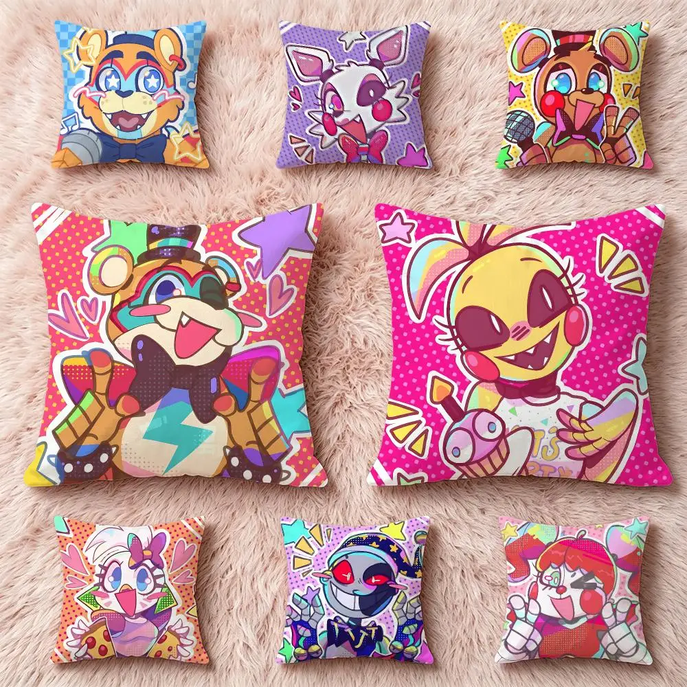 Game Five Nights at Freddy's Cushion Cover Pillow Short Plush Pillow Cute Simple Style For Living Room Bedroom Birthday Gift