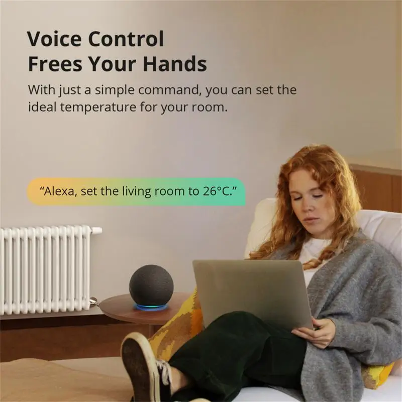 SONOFF TRVZB Zigbee Thermostatic Radiator Valve Smart Home EWeLink App Remote Control Supports Google Home Alexa SmartThings