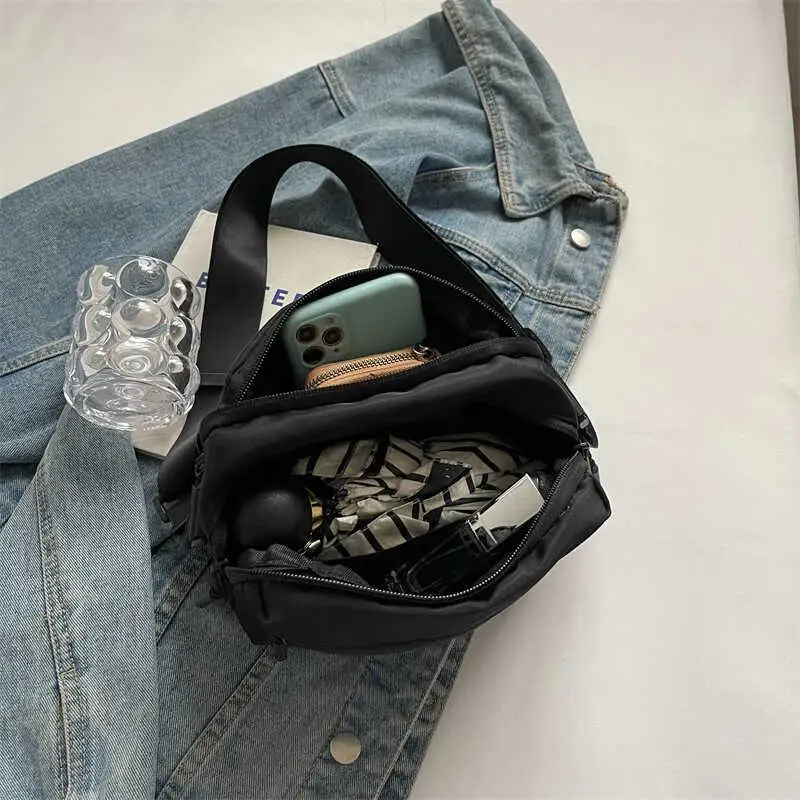 

Bla Ox Cloth Waterproof Square Bag Casual Crossbody oulder Bag for Men And Women Mobile Phone Bag Lightweight Mu...