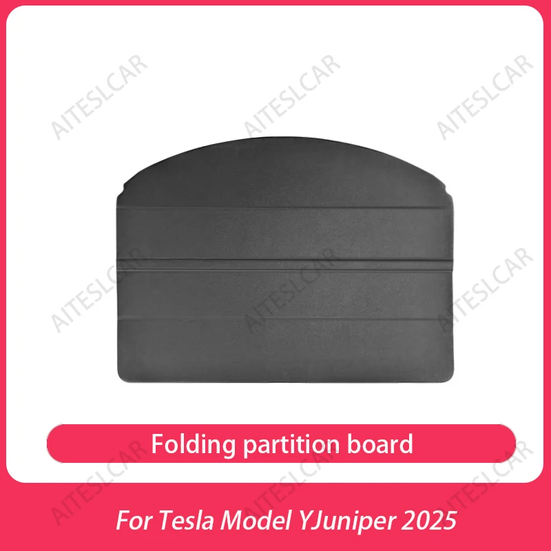 Kofferbak Cargo Cover Voor Tesla Model Y Juniper 2025, Gordijn Achterbagagedrager Intrekbare Partitie Baffle Plaat Extra Opslag