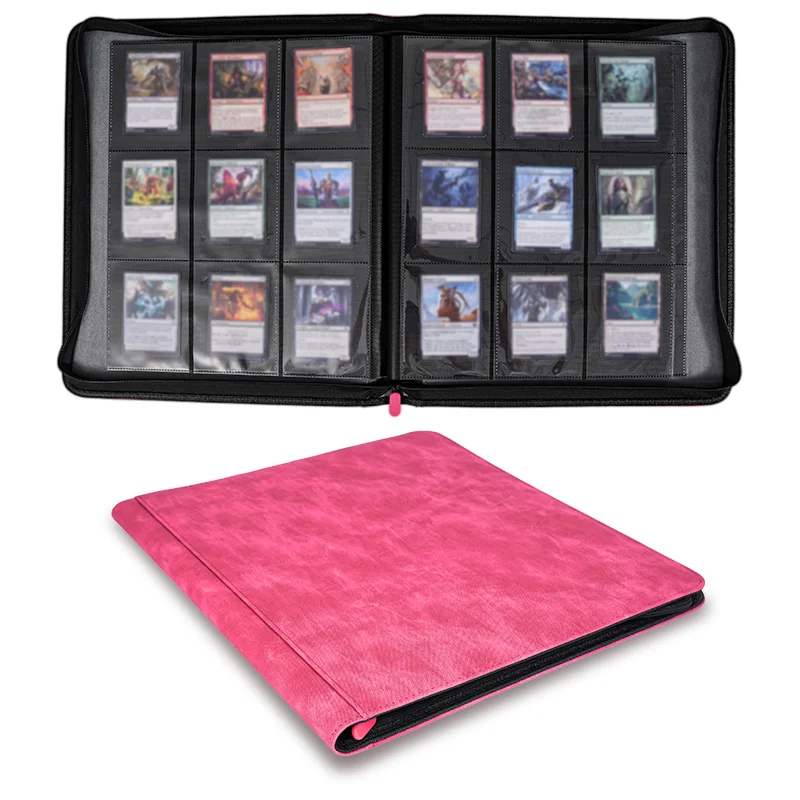 card binder zip EVORETRO 9-Pocket Zip-Up Trading Card Zipper Binder for 360 cards –  EVORETRO Canada main image 0