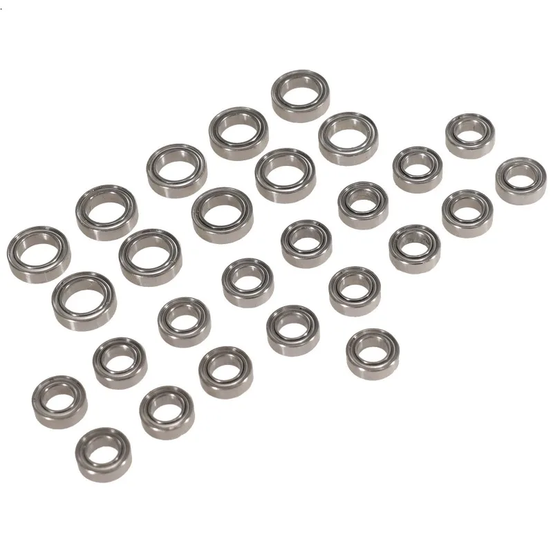 MN128 MN86 G500 Remote Control Car, Metal Upgrade, Front and Rear Axle Shaft Accessories, Whole Car Bearings