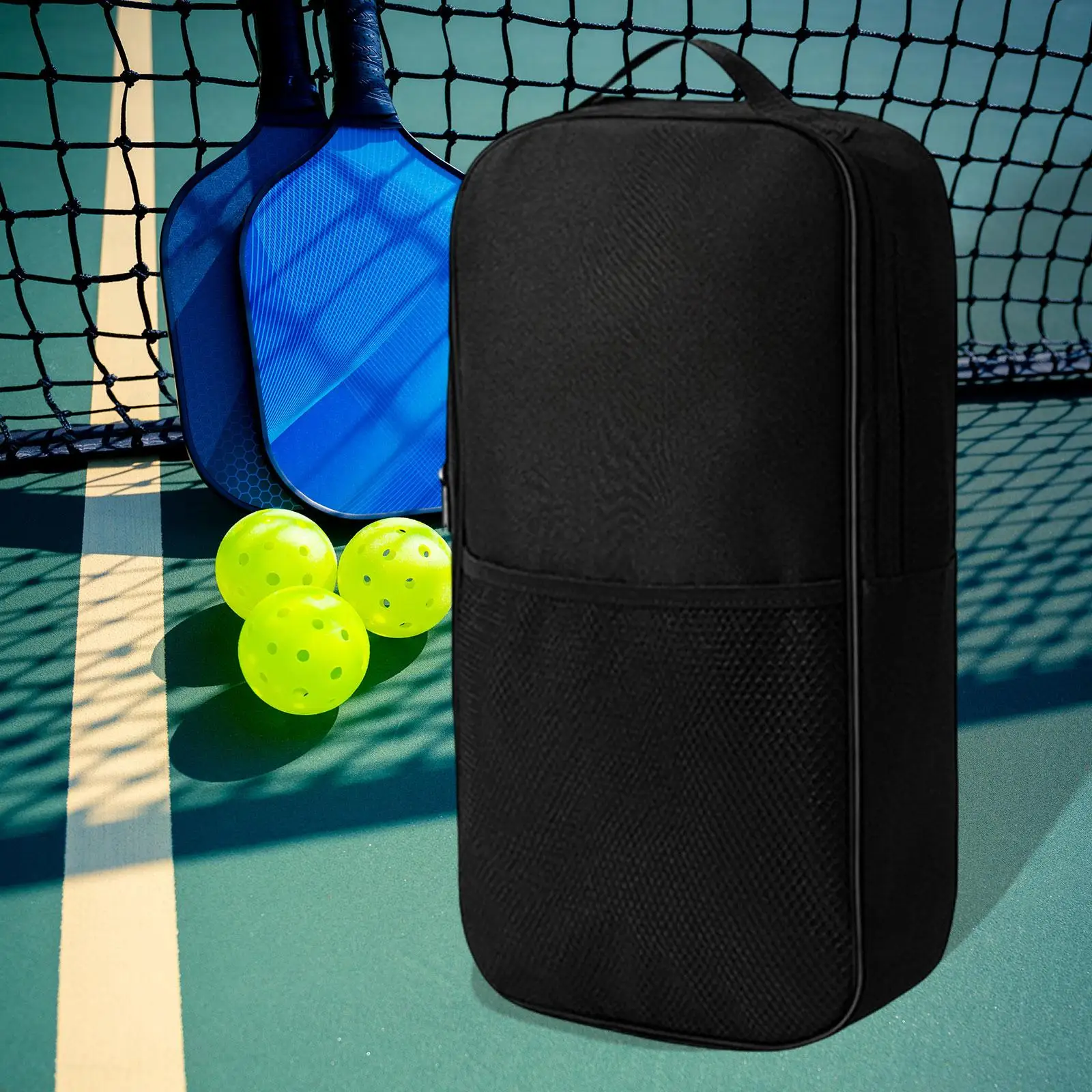 

Сумка для весла Pickleball, легкий портативный защитный чехол на молнии с защитой ручки для тренировок, активного отдыха, путешествий