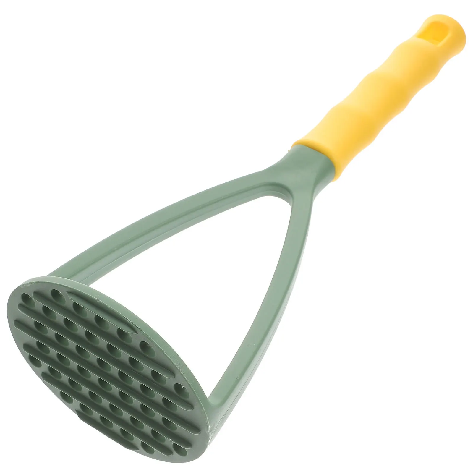 

1 pc Black Manual Potato Masher Lightweight Ergonomic Handle Smooth Holes For Mashed Sweet Potato Squash Garlic Kitchen Tool