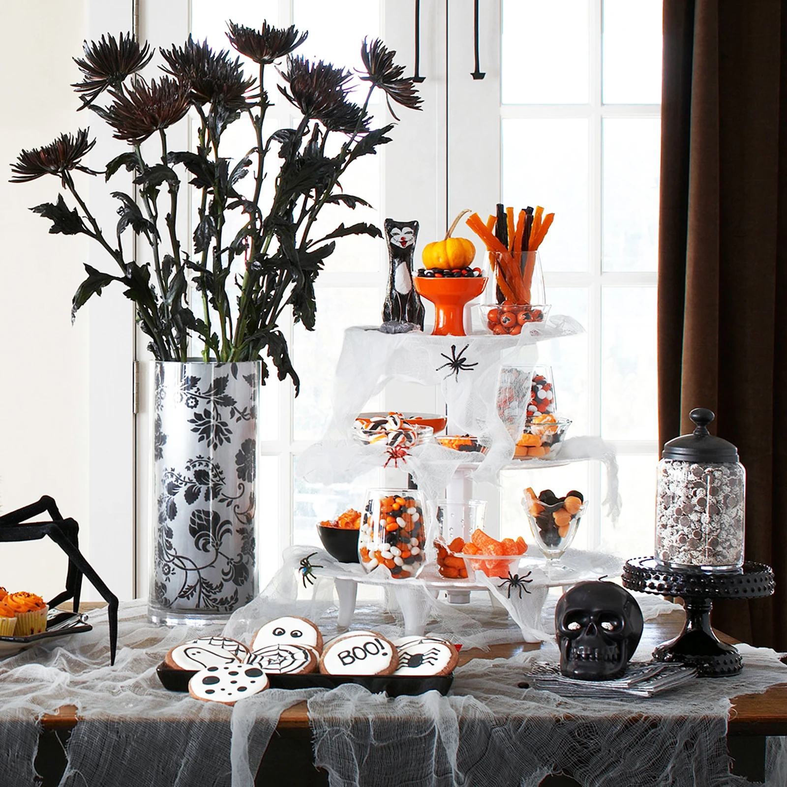 

2pcs Gauze Set For Halloween Decor Haunted Party Decoration Spooky Gauze Creepy Cloth Spooky Cloth Decoration