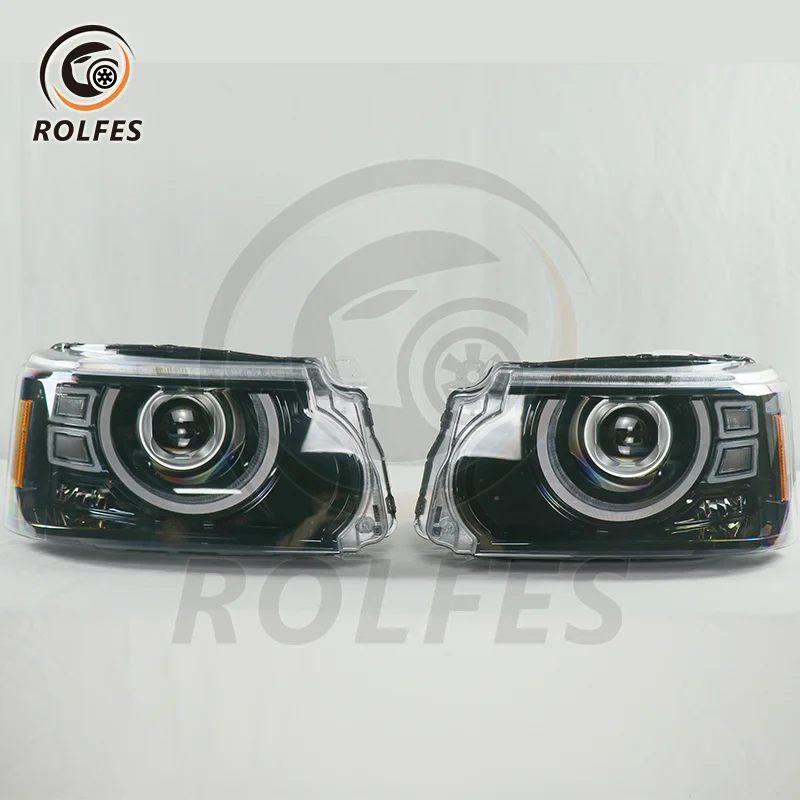 ROLFES LED montaż reflektorów dla lądowego rovera Range Rover Sport 2005-2013 ulepszenie akcesoriów samochodowych w stylu obrońcy