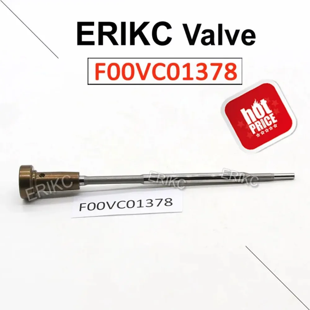 ERIKC F00VC01378 Fuel Injector Valve Assembly F 00V C01 378 Diesel Injection Pump Parts Valve for Bosch 0445110377 0445110378