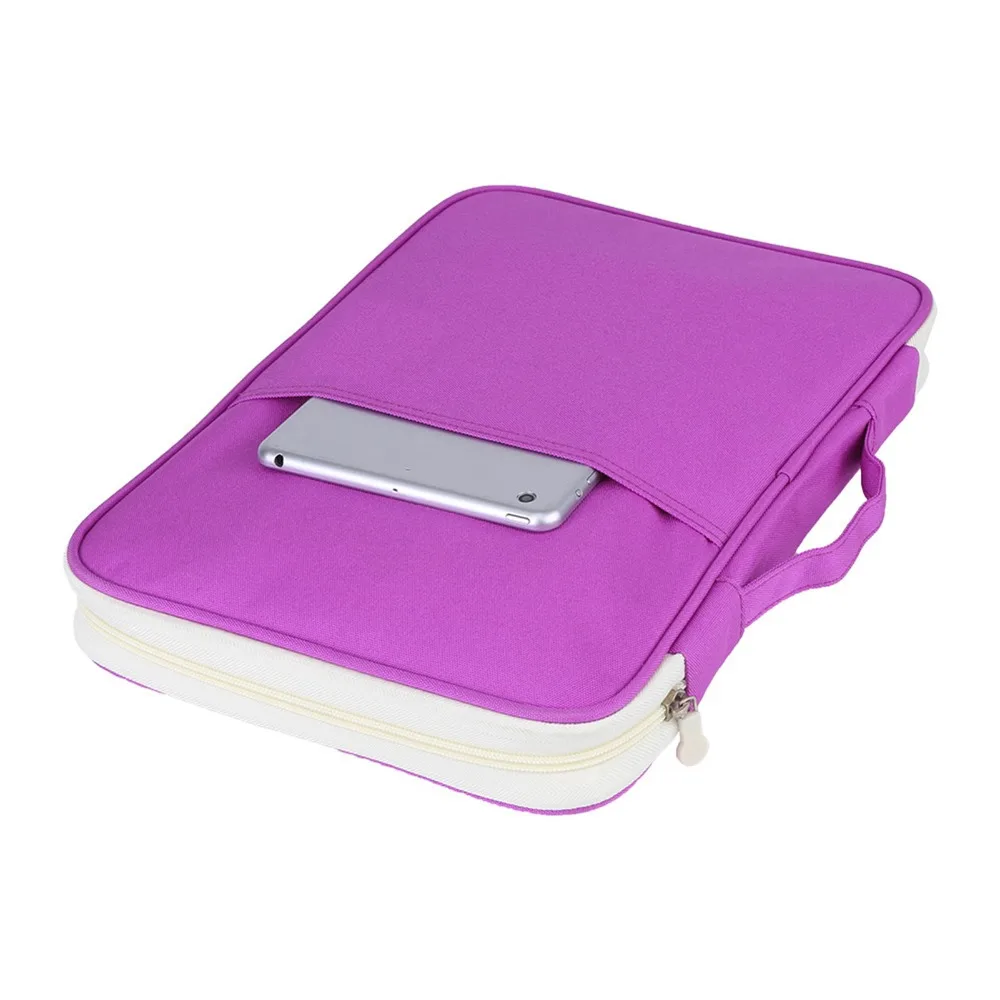 

Папка для документов формата А4, 35*25*3 см, различные цвета, с несколькими карманами, на молнии