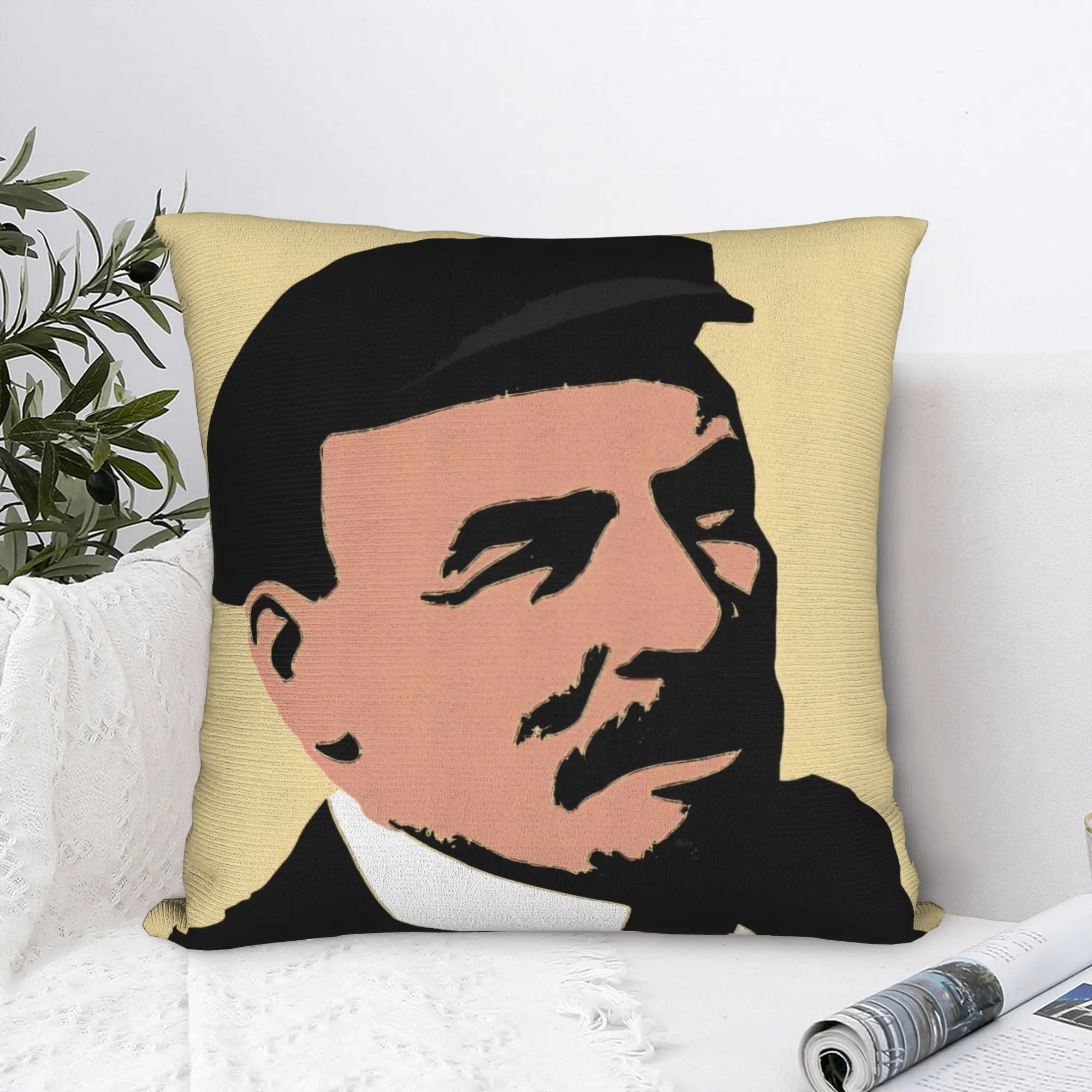 Lenin Joseph Stalin Pillow Cover  Soft Cushion Cover Vintage Pillow Case For Sofa Car Home Decor