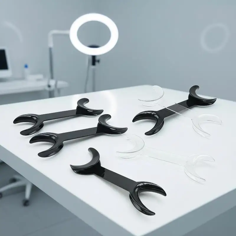 5Pcs Dental T-Shape Retractor Cheek Lip Retractors Teeth Mouth Opener Double Head Small Large Dentistry Tool