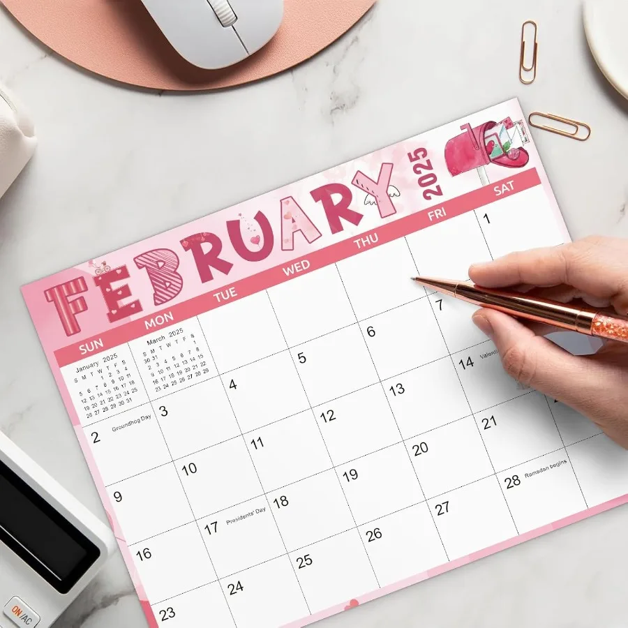 Magnetic Calendar for Refrigerator 14"x 11" Fridge Calendar Jan. 2025. Dec.2026 Magnet Fridge Calendar 20252026 Perfect for Pla