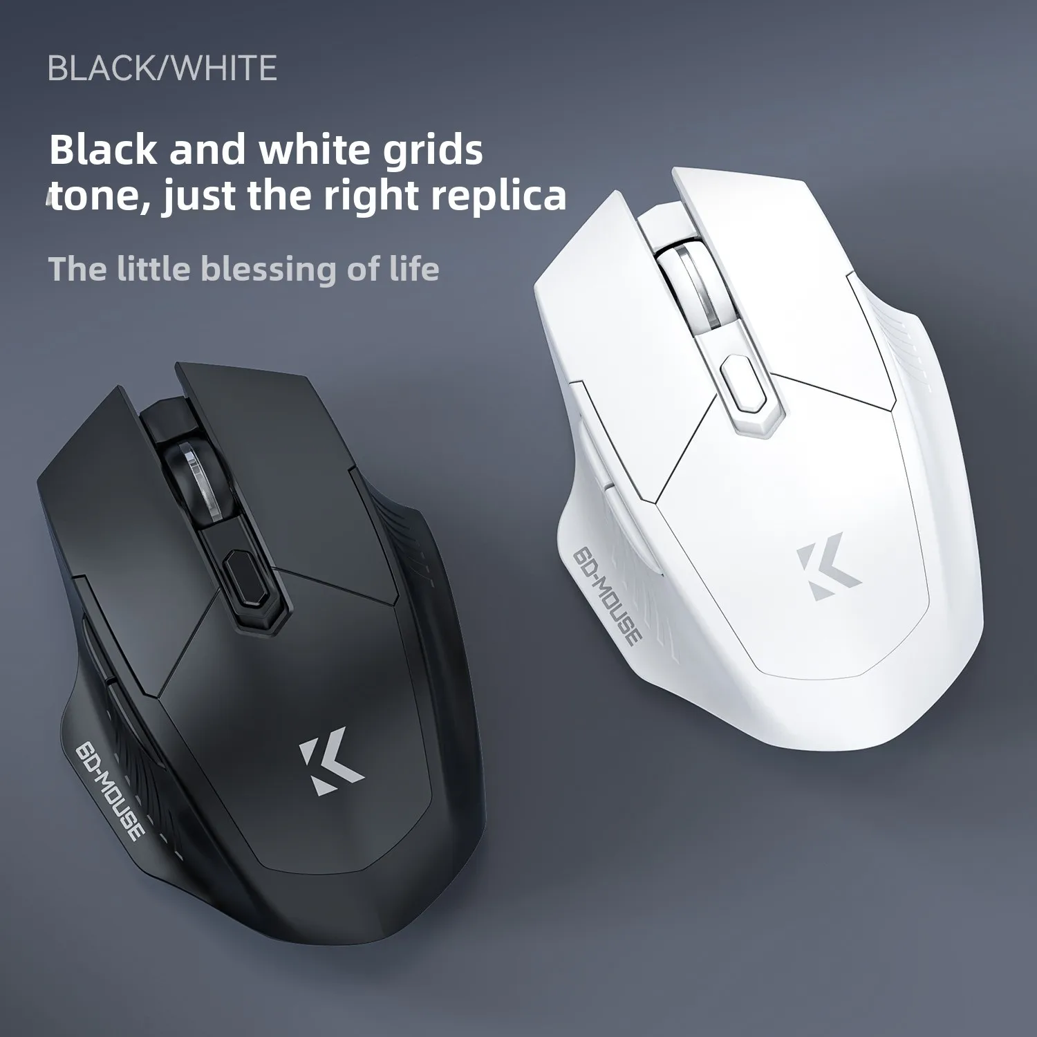 

Wireless Bluetooth mouse mutes without disturbing office efficient game super power long battery life