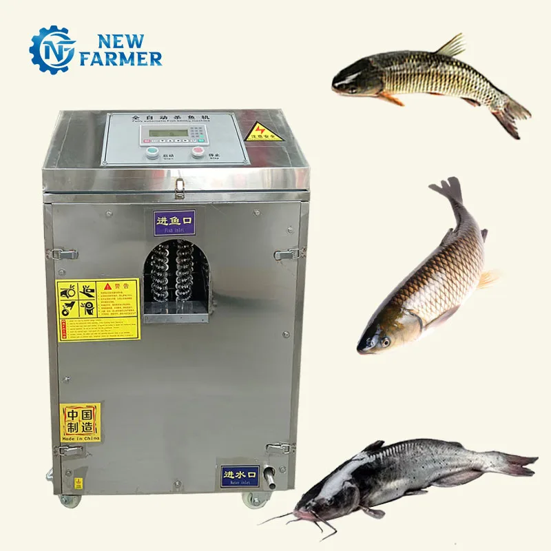 Fish Killing Machine Descaling and Belly Opening Integrated  Fish Making Machine