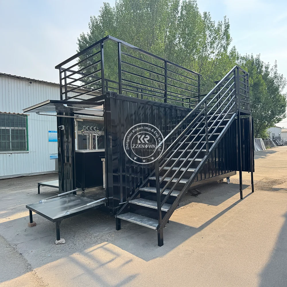 Prefabricate Steel Restaurant Container Portable Shipping Container Kiosk Commercial Container Shop Restaurant For Sale