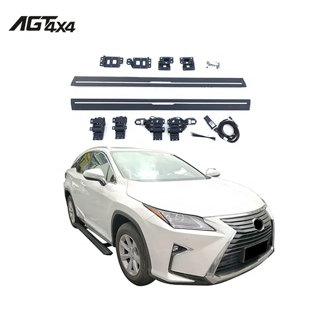 

AGT4X4 автоаксессуары, электрическая боковая ступенька для Lexus RX200T RX350 2016, боковая планка с электроприводом, алюминиевая автоматическая подножка